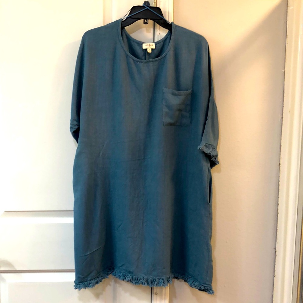 Umgee blue dress size Small